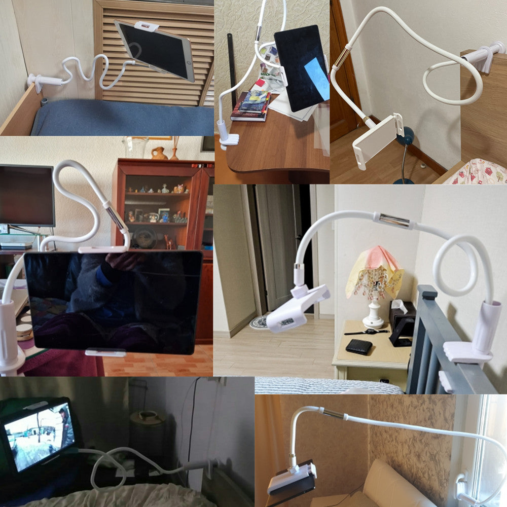 Universal Long Arm Tablet Holder for iPad Pro Air Mini Galaxy Tab Xiaomi Lenovo 4-11inch Mount Tablet Phone Holder