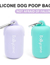 Eco Friendly Travel Poop Bag Dispenser Holder with Carabineer