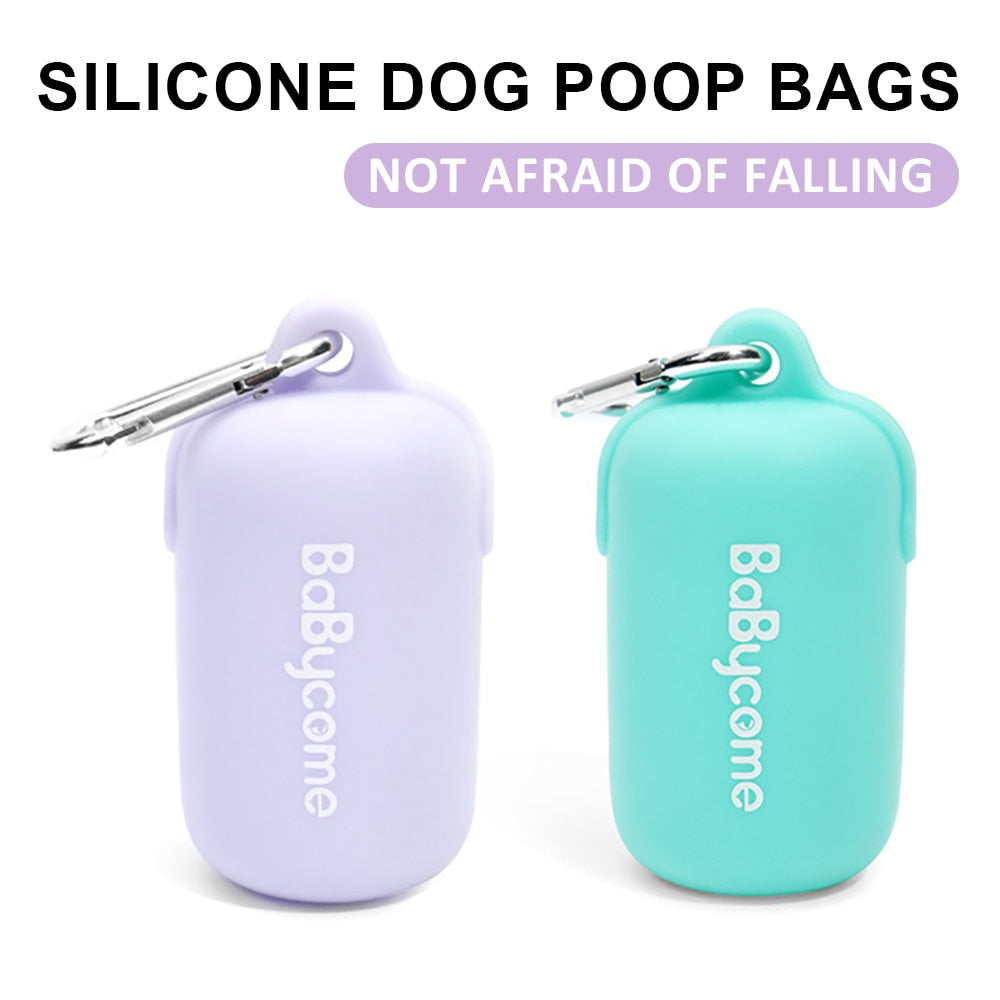 Eco Friendly Travel Poop Bag Dispenser Holder with Carabineer