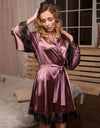 Soft Silk Lace Dressing Gown