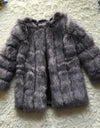 Faux Fur Winter  Elegant Thick Overcoat