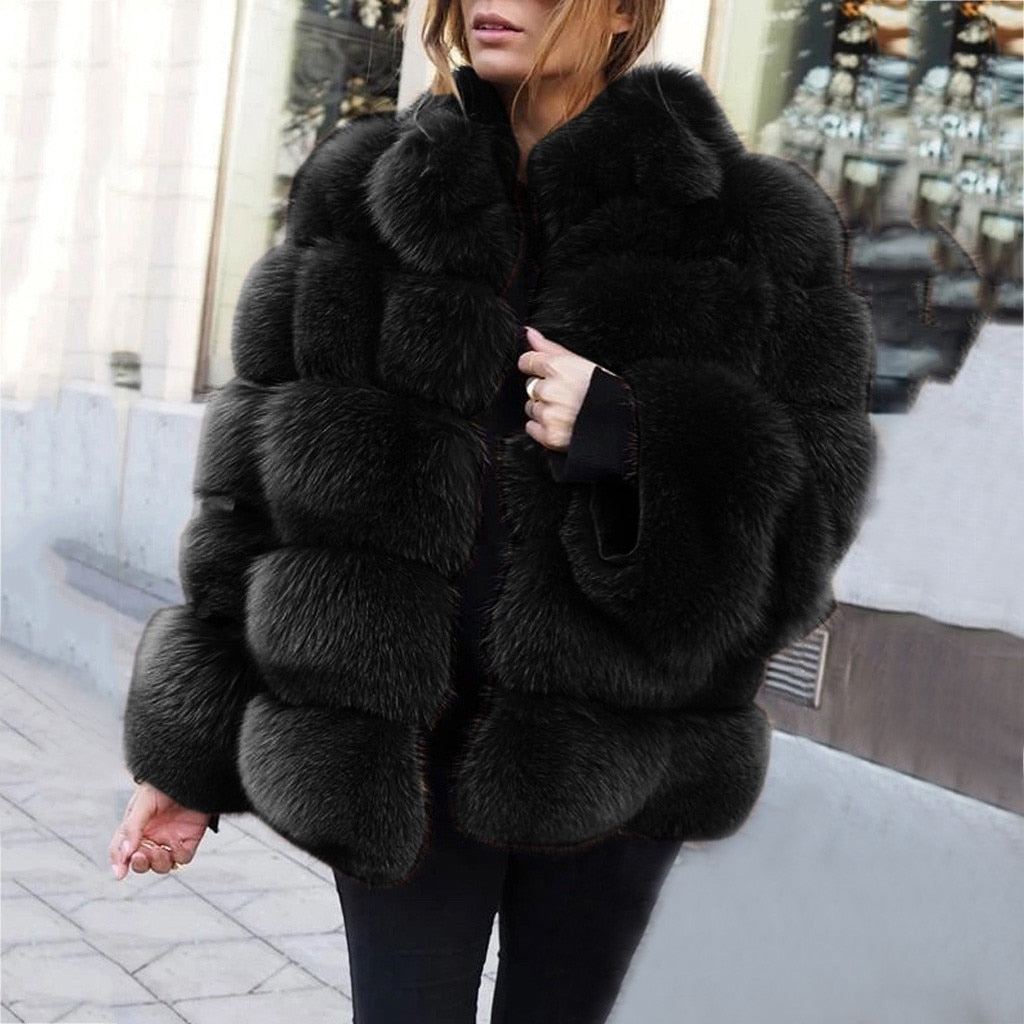 100% Faux Fur High Quality Vest Coat