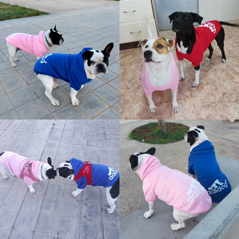 Fleece Warm Sweatshirt Hoodies For Dogs