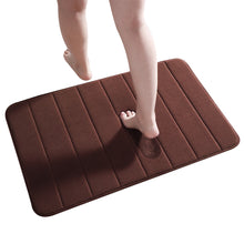 将图片加载到图库查看器，Velvet Solid Color Non-slip Bath Mat
