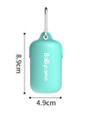 Eco Friendly Travel Poop Bag Dispenser Holder with Carabineer