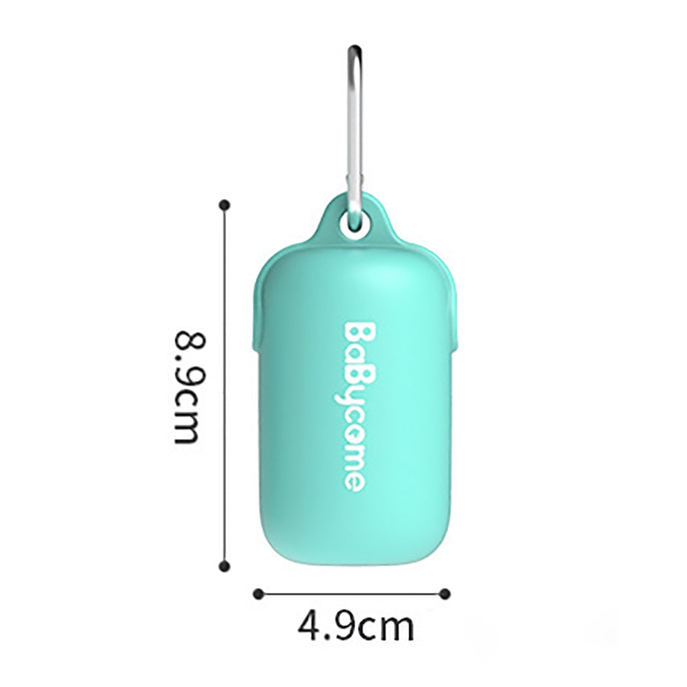 Eco Friendly Travel Poop Bag Dispenser Holder with Carabineer