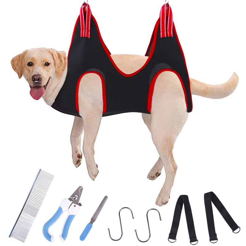 Pet Cat Grooming Hammock Helper