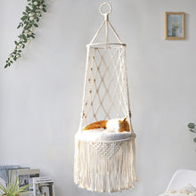 Load image into Gallery viewer, Big 40x120cm Cat Hammock Window Macramé Pet Bed
