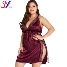 Load image into Gallery viewer, High Quality V-Neck Plus Size Sexy Lingerie Nightwear L-8XL
