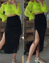 High Waist Maxi Long Skirt