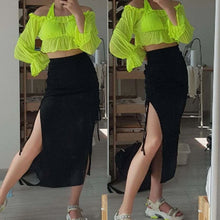 Load image into Gallery viewer, High Waist Maxi Long Skirt
