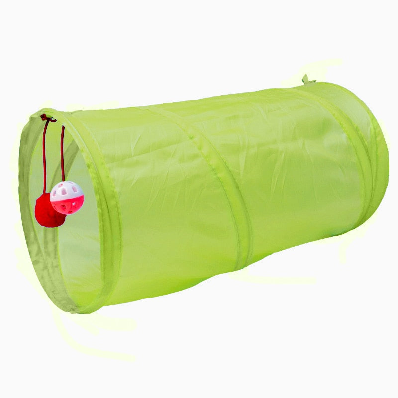 Cat Tunnel Play Tubes With  Collapsible Balls