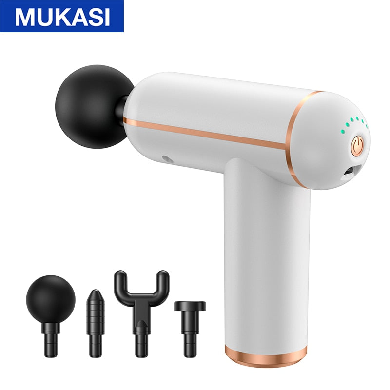 Portable Percussion Pistol Massager For Body Neck Deep Tissue Muscle