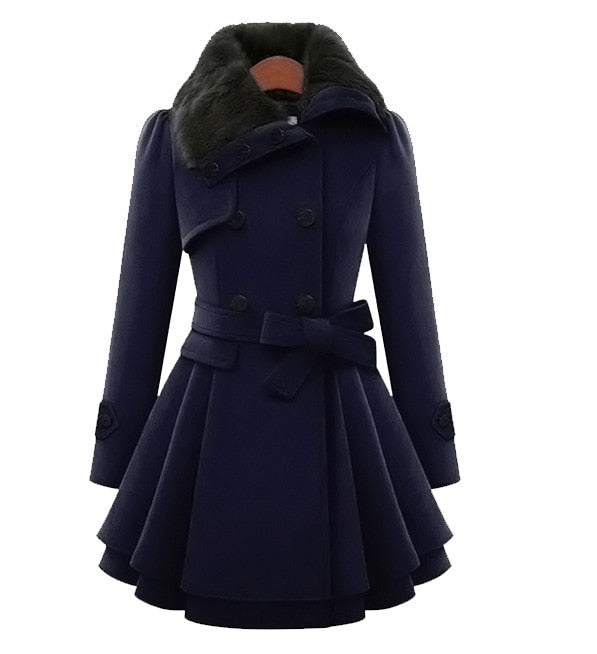Thick Double Breasted Winter Jacket