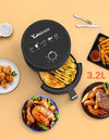Air Fryer 3.2L Large Capacity 360°Baking Oven