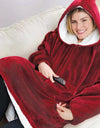 Wearable Warm TV Blanket with Sleeves