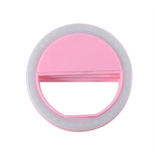 Load image into Gallery viewer, USB/Battery Powered Led Selfie Ring Light for Mobile Phone 8 cm
