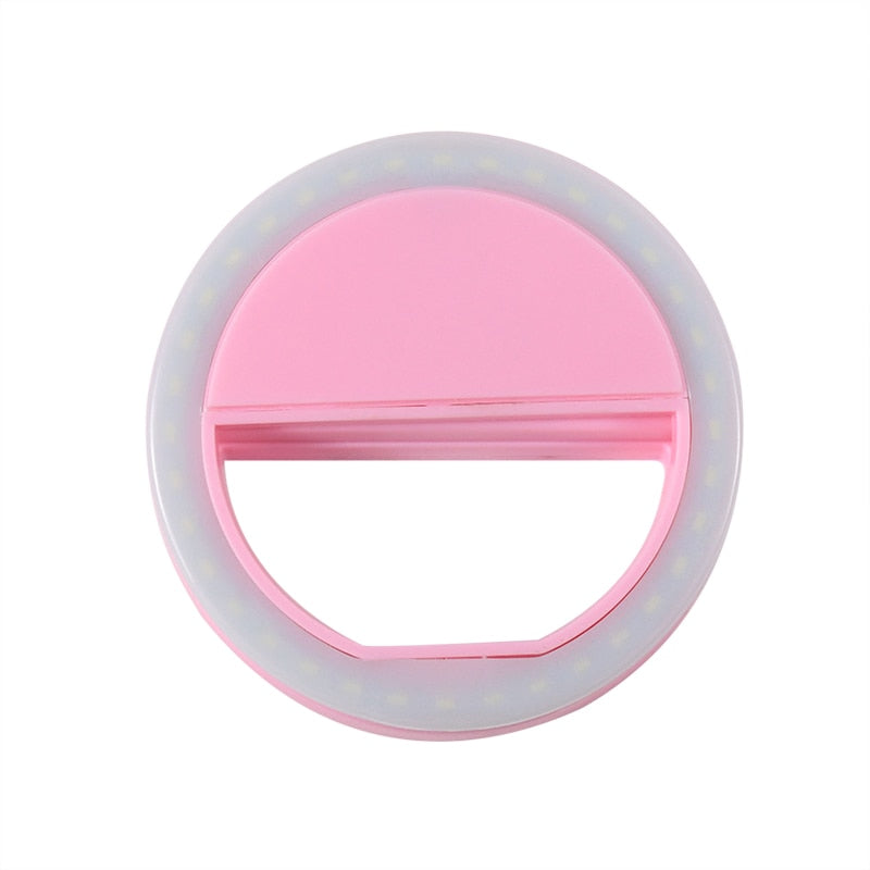 USB/Battery Powered Led Selfie Ring Light for Mobile Phone 8 cm