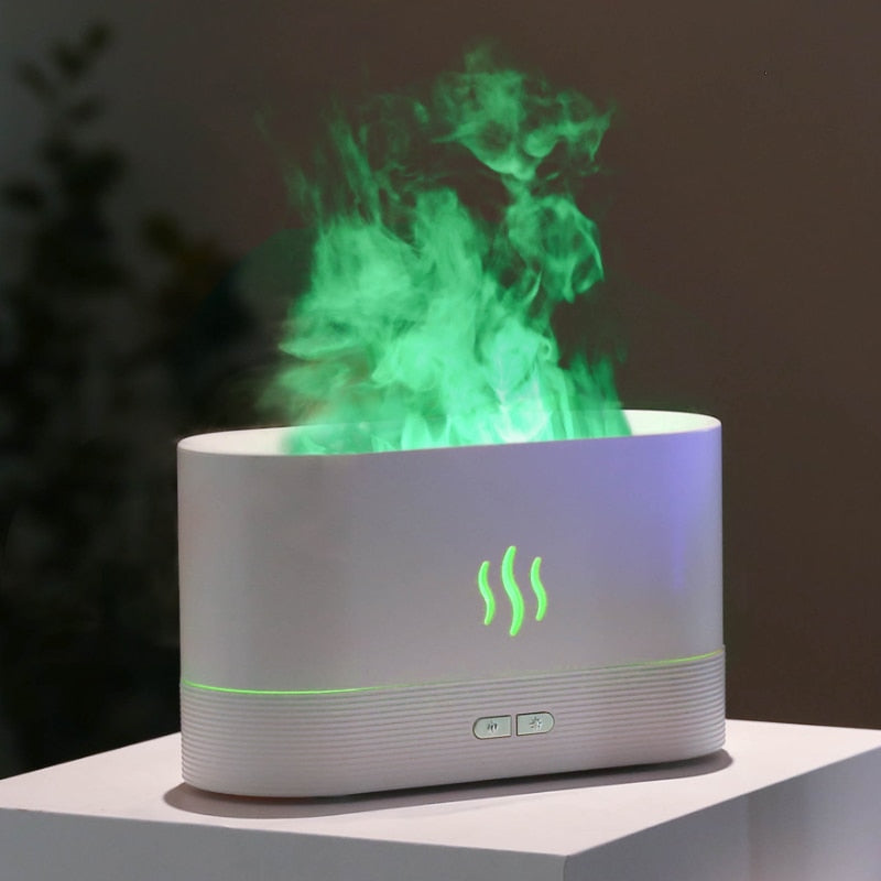 180ML USB Essential Oil Diffuser Simulation Flame