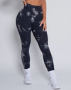 Lightning Marble Scrunch Butt Leggings