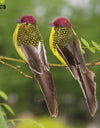 25cm Handmade Simulation Parrot Lawn Figurine