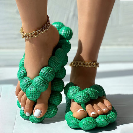 Outdoor Soft Bubble Flip Flops
