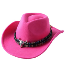 Load image into Gallery viewer, Big Brim Cowboy Hat
