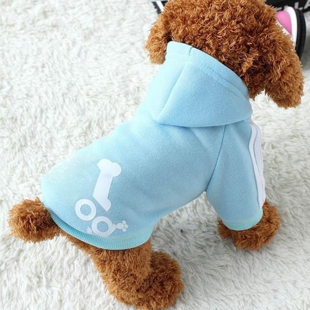 Fleece Warm Sweatshirt Hoodies For Dogs