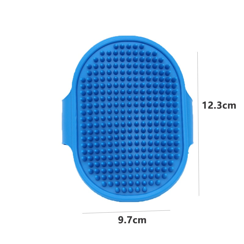 Soft Silicone Pet Bath Shampoo Massage Brush