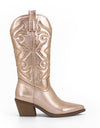 Embroidered Metallic Western Women's Cowboy boots