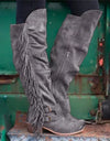 Knee High Boots Western Cowboy Boots