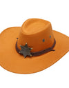 Western cowboy Sheriff hat