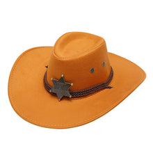 Load image into Gallery viewer, Western cowboy Sheriff hat
