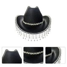 Load image into Gallery viewer, Rhinestone Cowboy Hat for Women
