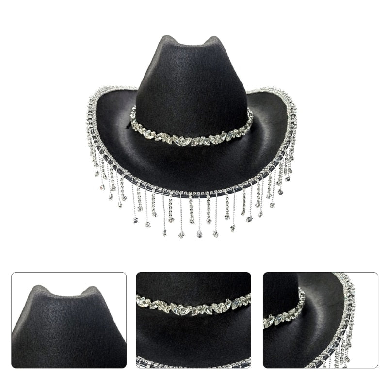 Rhinestone Cowboy Hat for Women