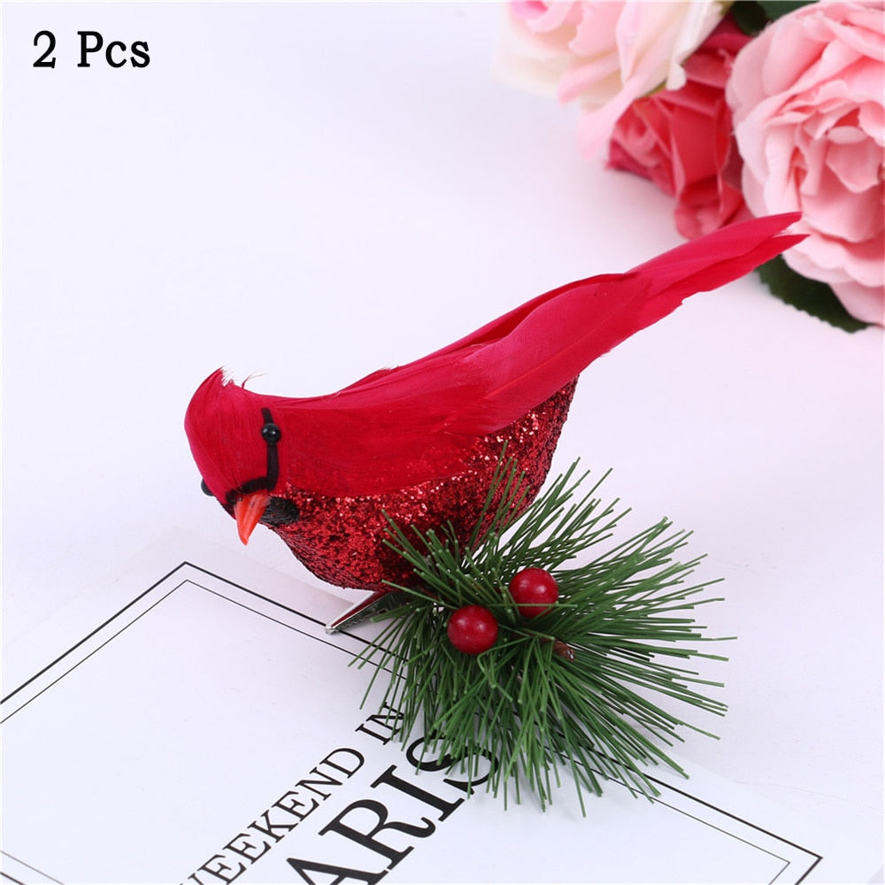 25cm Handmade Simulation Parrot Lawn Figurine