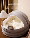 LARGE Indoor Warm Winter Cushion Bed/Cave for Cats