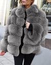 100% Faux Fur High Quality Vest Coat