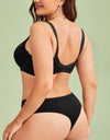 Plus size Sexy Lace thong And Bra set