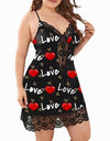 Satin Plus Size Sling Nightdress
