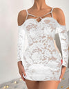 Satin Lace Sexy Sling Nightdress