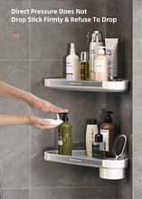 将图片加载到图库查看器，Bathroom Shelves No-drill Corner Shelf Wall-mounted Shower Storage Rack/Holder
