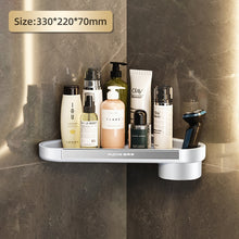 将图片加载到图库查看器，Bathroom Shelves No-drill Corner Shelf Wall-mounted Shower Storage Rack/Holder
