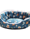 Soft Elastic Semi-enclosed Detachable Dog/Cat Bed
