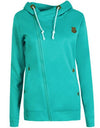 Long Sleeve Zip Up Fleece Hooded Sweatshirts
