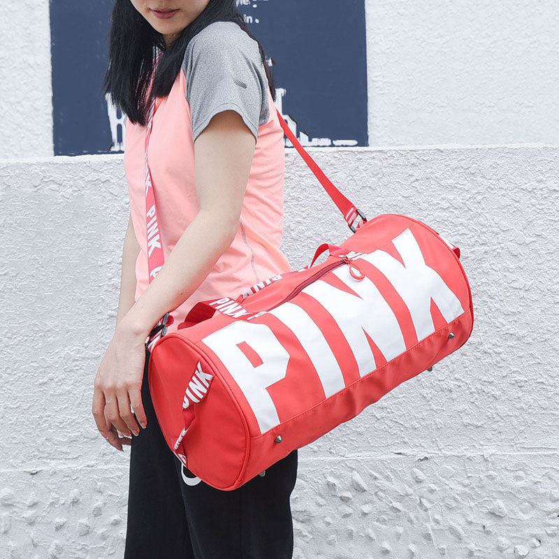 Pink Cross body Travel Bag