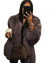 High Quality Elegant Thick Warm Fur Coat