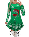 Long-sleeved Christmas Casual Sexy Dress