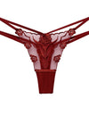 Cute Butterfly Embroidery Women Thongs