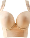 Hide Back Fat With Anti-sagging Deep Cup Push Up Shaper Bra